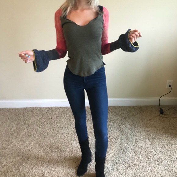 Free people long sleeve shirt for sale!! - Picture 4 of 5